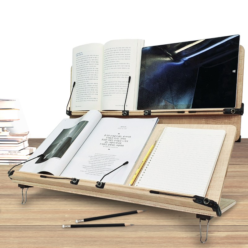 (나이스통상) 나이스 2단 독서대 204D 이공사디 나무 독서대 36,400원