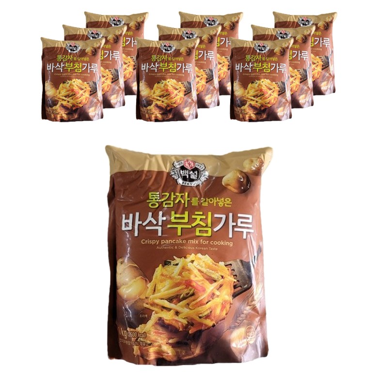 백설 통감자를 갈아넣은 바삭부침가루 1kg, 10개 대용량, 1kg, 10개 40,510원
