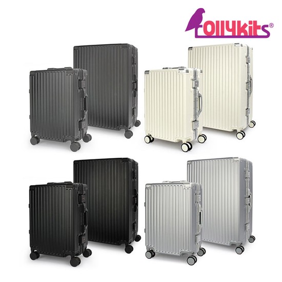 롤리키드 에노 기내용 55cm 20인치 특대형 74cm 28인치 알루미늄 프레임 PC 100 하드 캐리어 세트 R4PC1S 329,000원