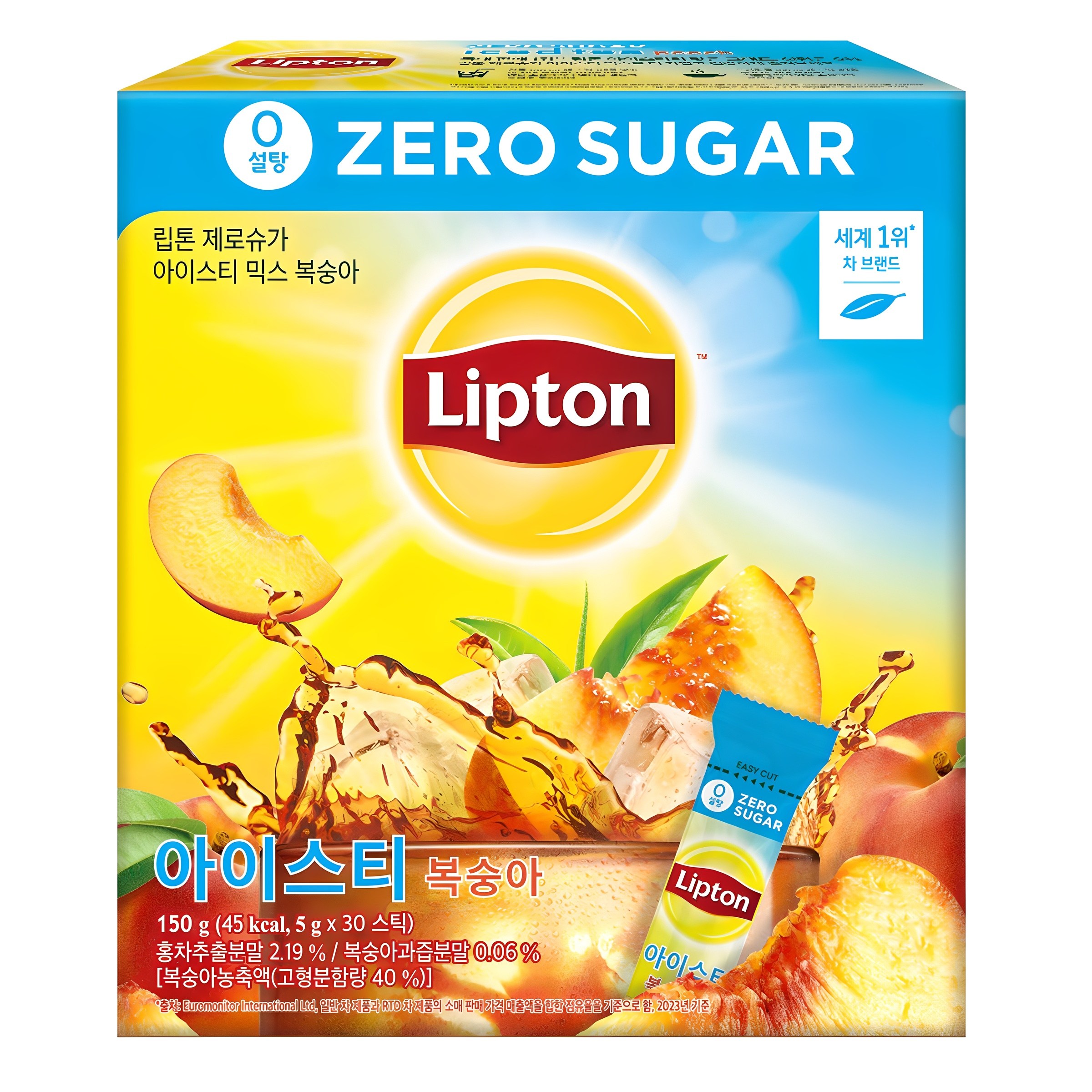 립톤 제로슈가 믹스 복숭아 아이스티분말 8,770원