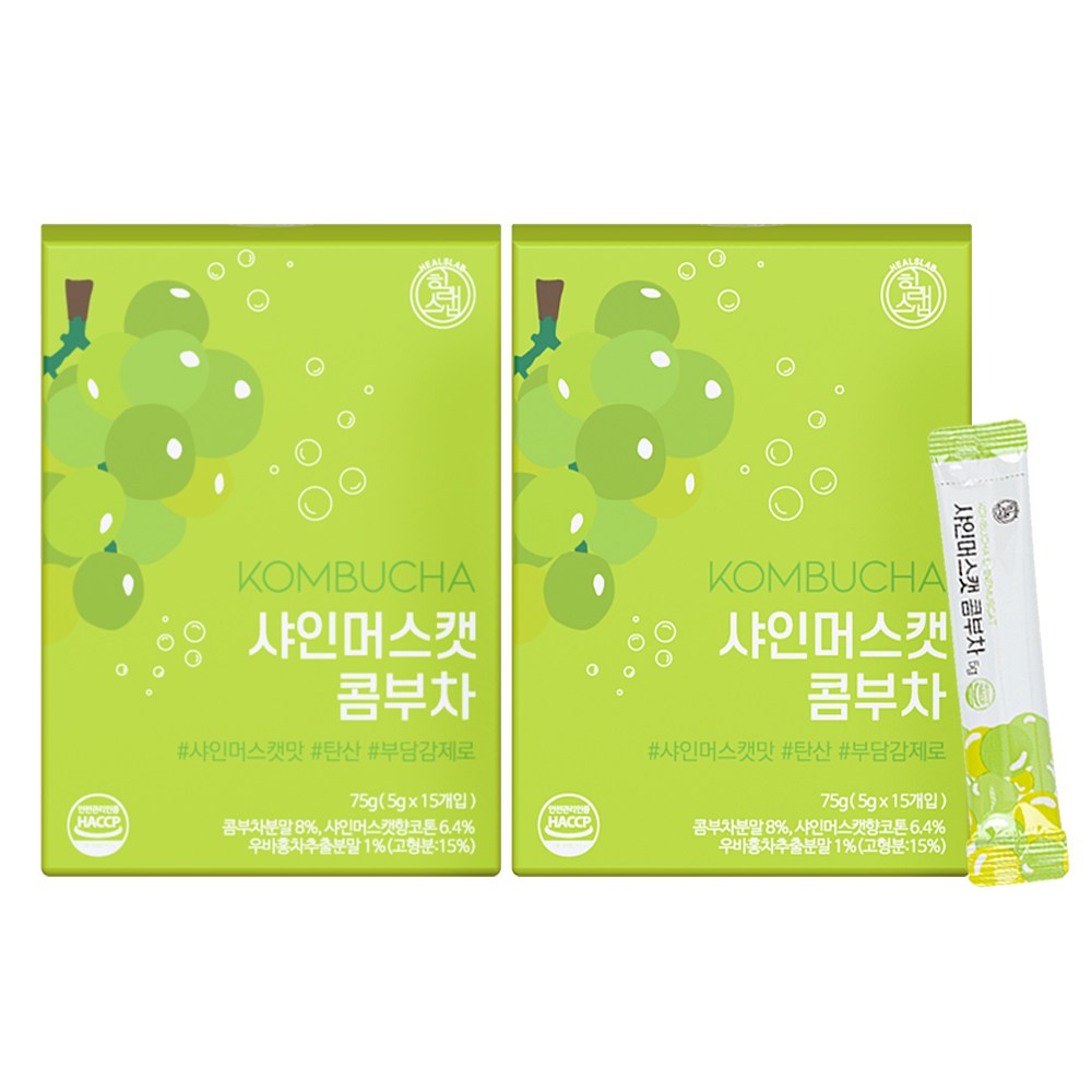 힐스랩 콤부차 샤인머스캣, 5g, 15개입, 2개 10,900원
