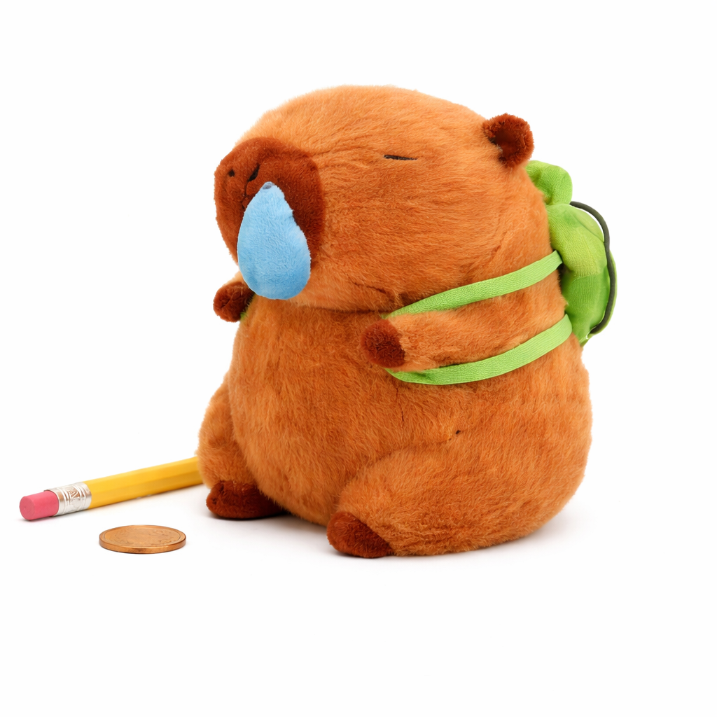 BOLEBIO 볼레비오 콧물 카피바라 인형 거북이 가방 귀여운 애착 인형, 25cm, 1개 18,900원