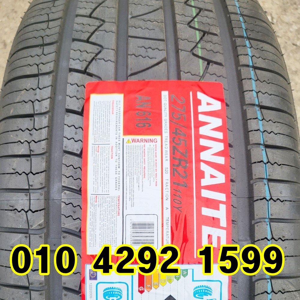 정품 신품타이어 275/45R21 랜드로버 디스커버리 스포츠 벤츠 GLE 스포츠타이어 2754521, 1개 120,000원