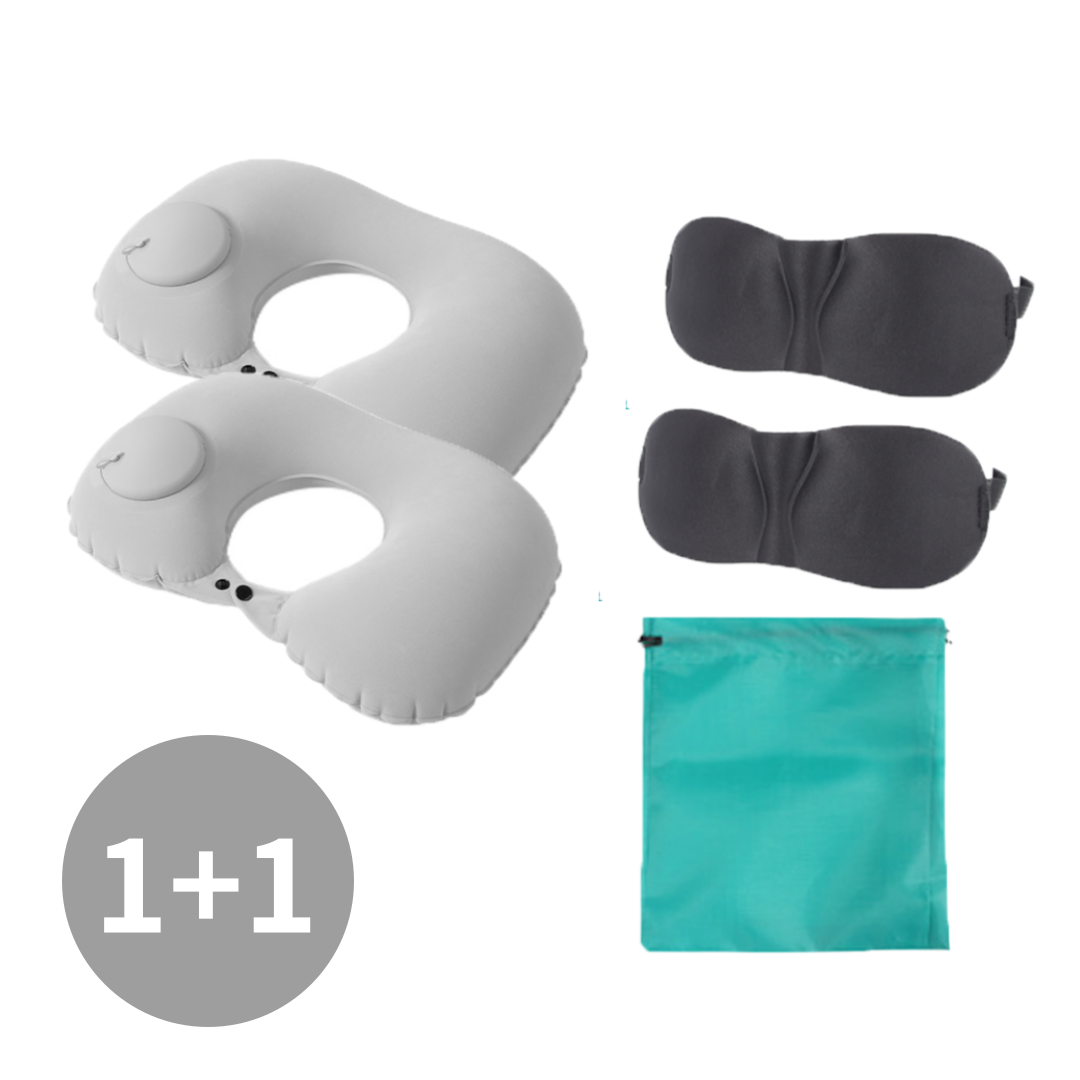 굿라이프 여행용 목베개 수면안대 기내용 목쿠션 1+1 7,800원