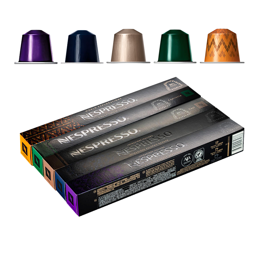 네스프레소 정품 캡슐 판매량 많은 오리지널 베스트 5종 세트 49,950원