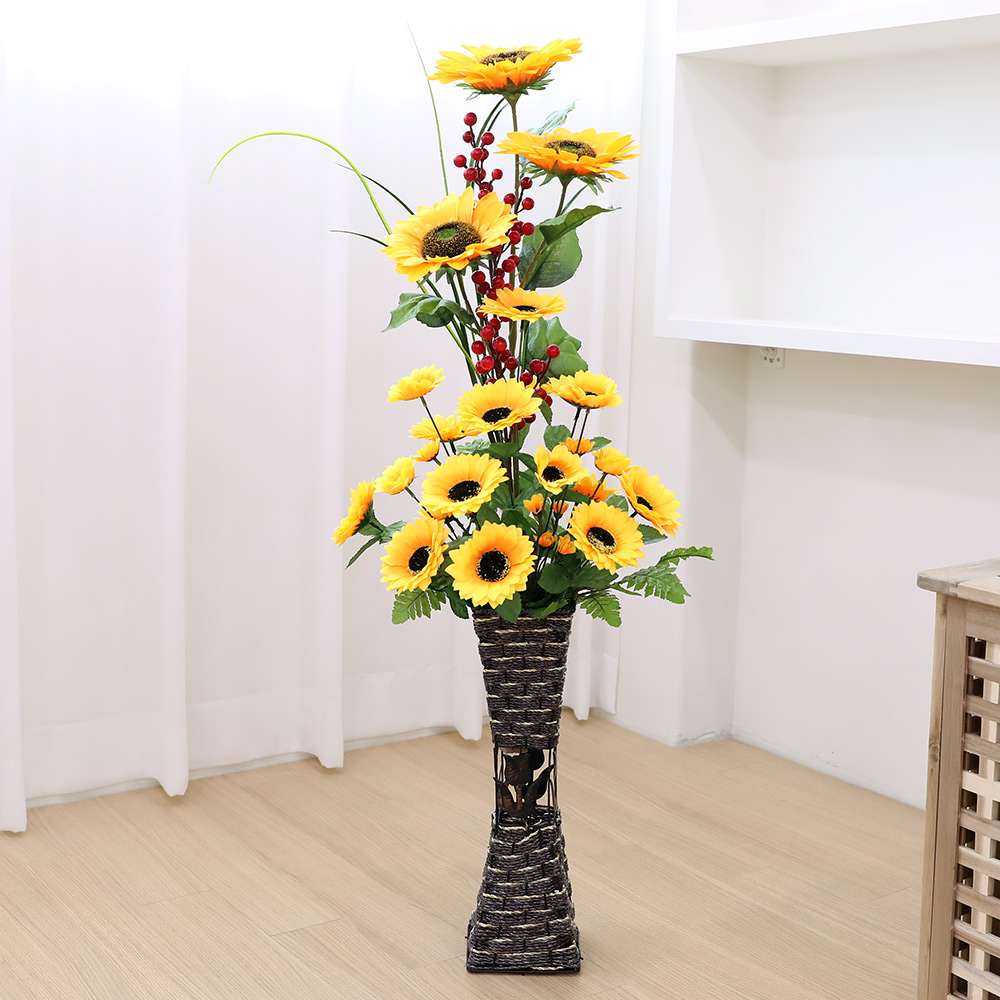 조아트 조화 철제사각화분 해바라기 작품, 랜덤발송(화분), 1개 30,900원