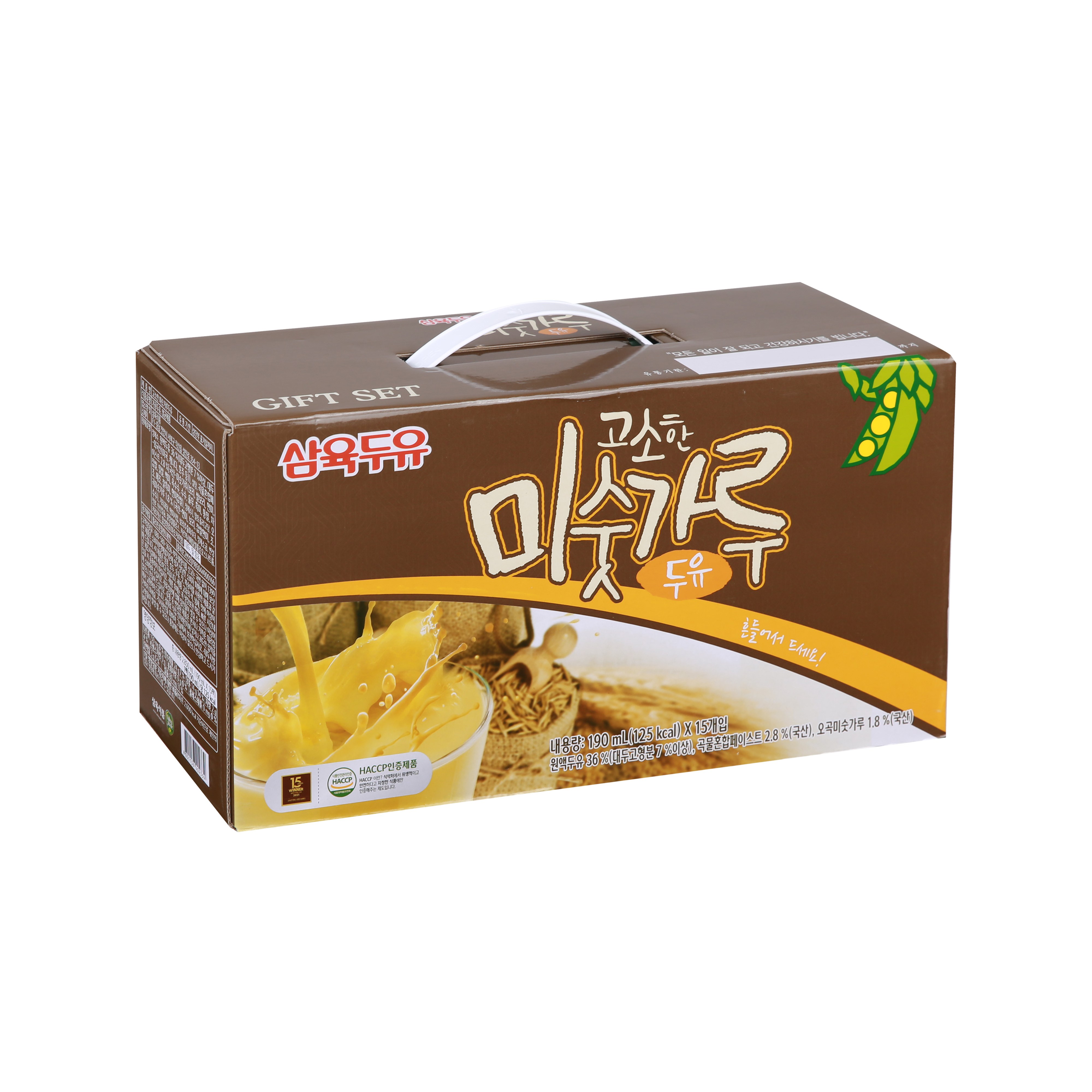 삼육두유 고소한 미숫가루 두유 190ml(140kcal) 30개입 18,890원