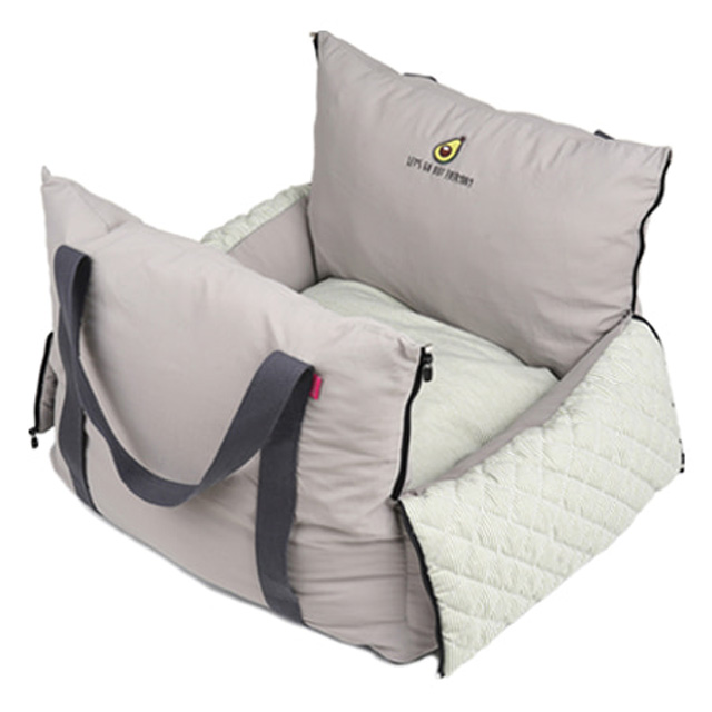 패리스독 강아지 꿀잠 카시트, 그레이, 1개, 현재가 55,000원