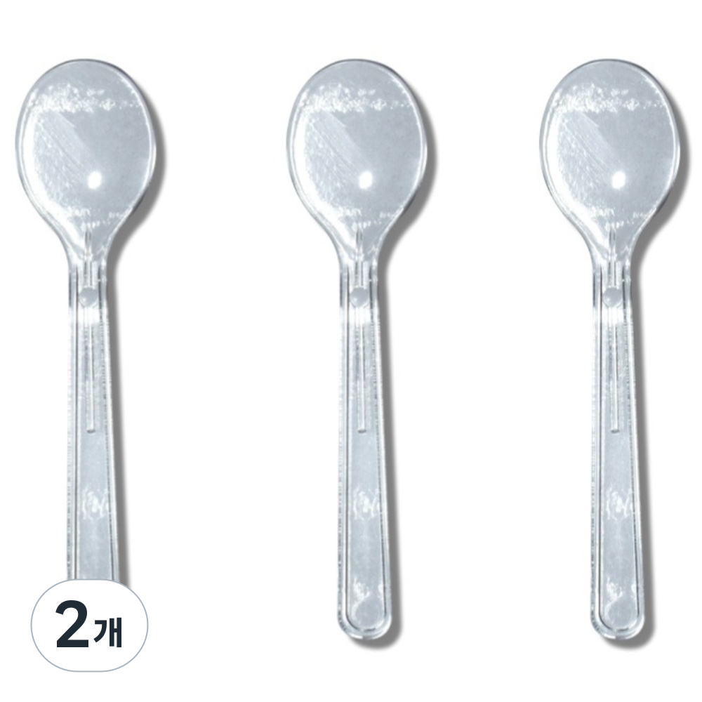 9cm 투명 미니 아이스크림 스푼 벌크포장 일회용 플라스틱 스픈 47,720원