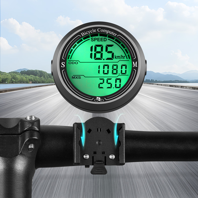 호밍사이  로드 자전거 GPS 자전거 속도계  야광스크린 주행 속도 총거리표 11,380원