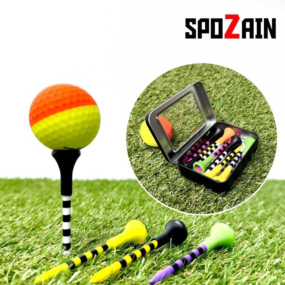 [SPOZAIN] 스포자인 플라스틱 눈금티 83mm + 전용티케이스 눈금골프티 5,500원