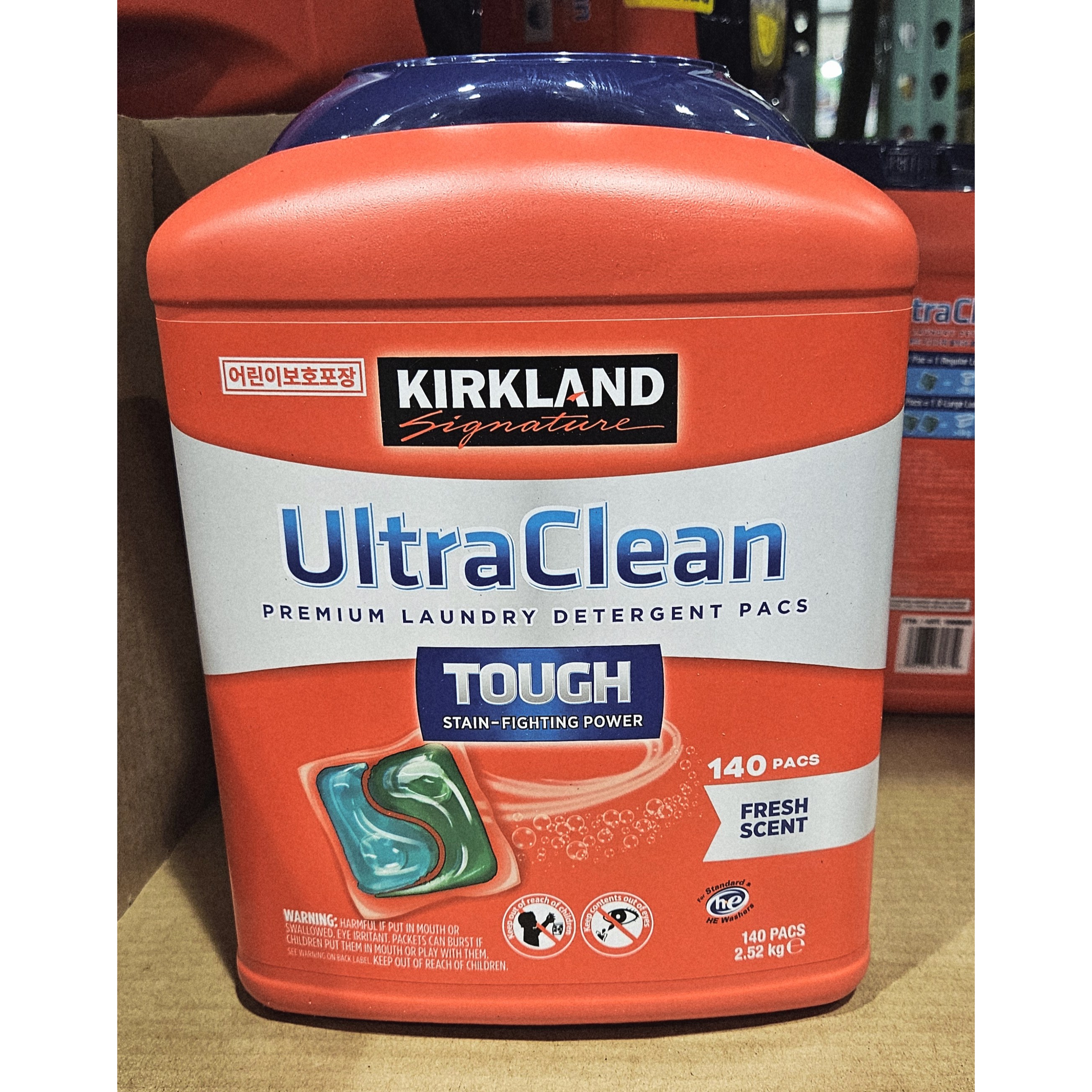 커클랜드 시그니처 울트라 클린 캡슐세제, 140개, 18g 26,170원