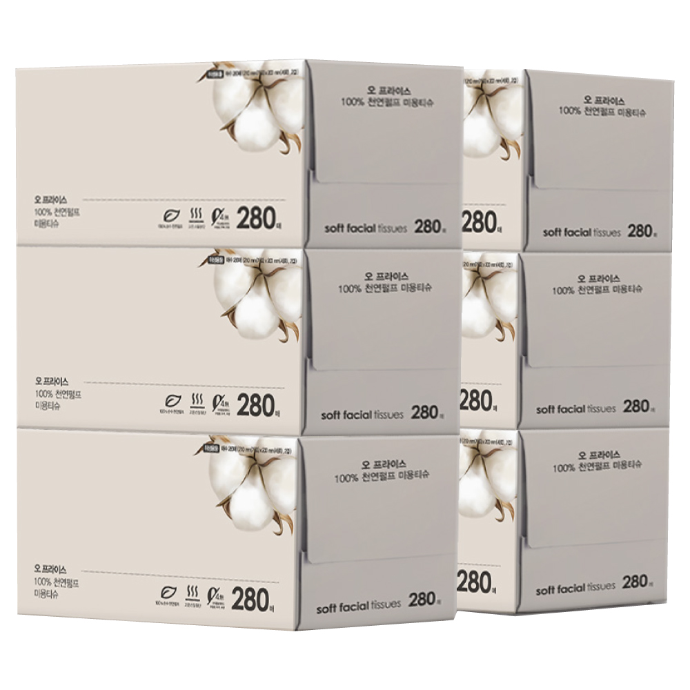 오프라이스 미용티슈 8,990원
