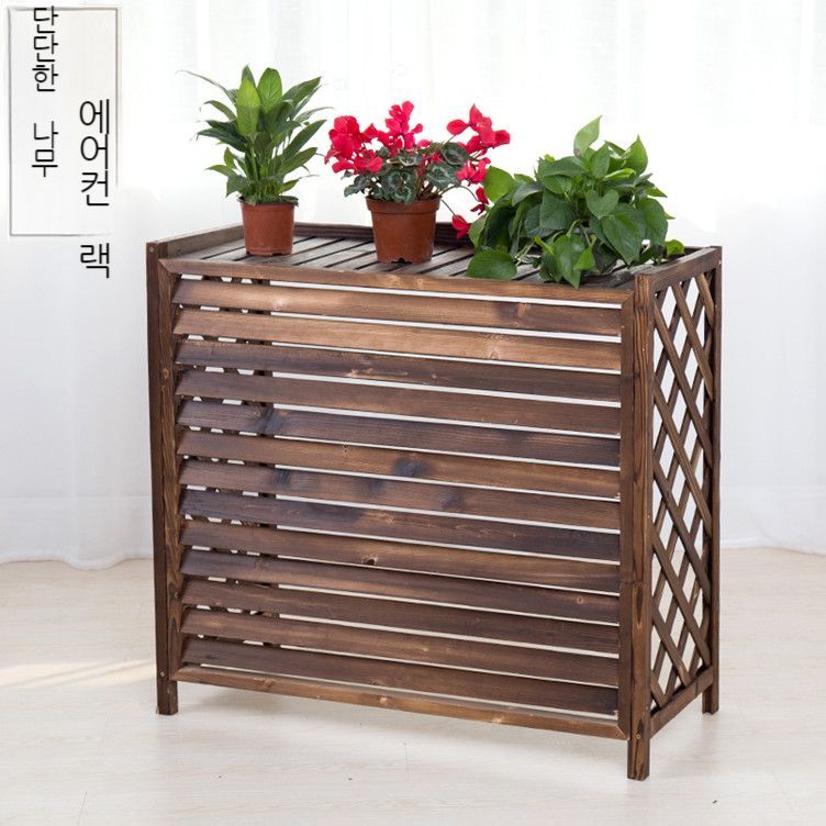 우드 에어컨 실외기 덮개 소형 대형 커버 햇빛가리개 차양막 가림막 뚜껑 가리개 84,500원