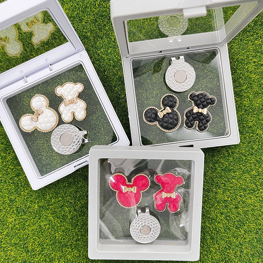 골프유단자 골프 볼마커 프리미엄 곰돌이 볼마커 선물 세트 골프 자석 햇클립 11,400원