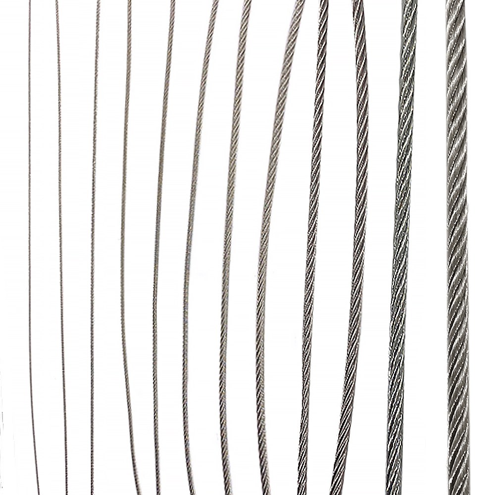 리우툴 스텐 와이어 로프 1M 절단판매(수량만큼 연결) 규격 0.8~10mm 와이어 줄 와야 빨래줄 공예용 액자걸이, 1개 410원
