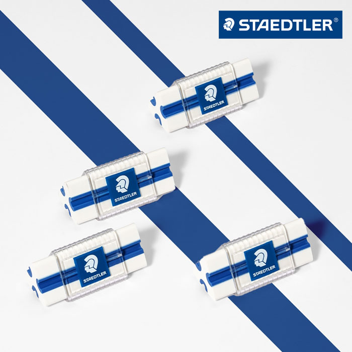 스테들러 슬라이딩 지우개 트라이소프트 삼각 홀더(2개입) 2,950원