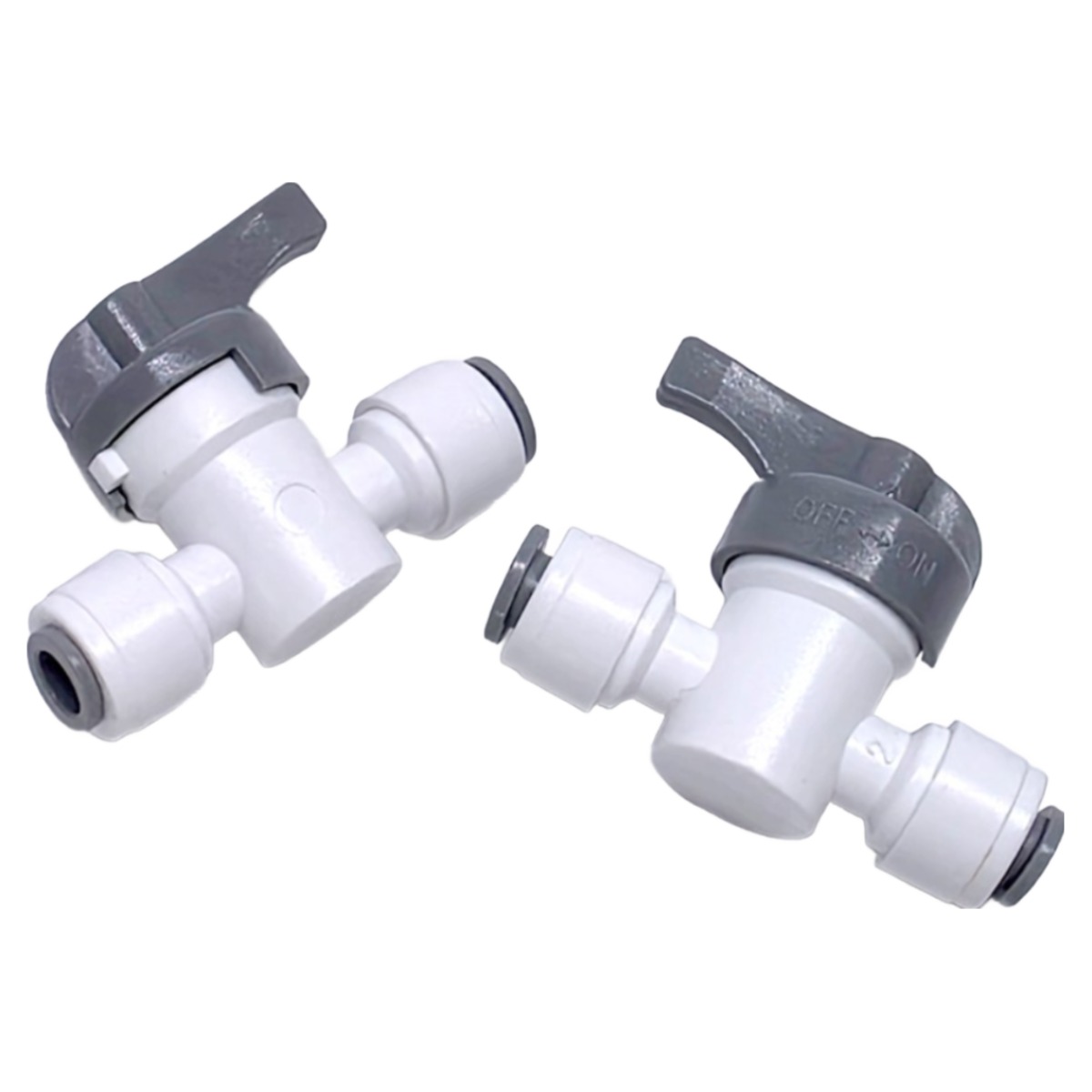 아쿠아메이드 정수기부품 원터치피팅 밸브 (1/4인치, 외경 6mm호스 용) 8,000원