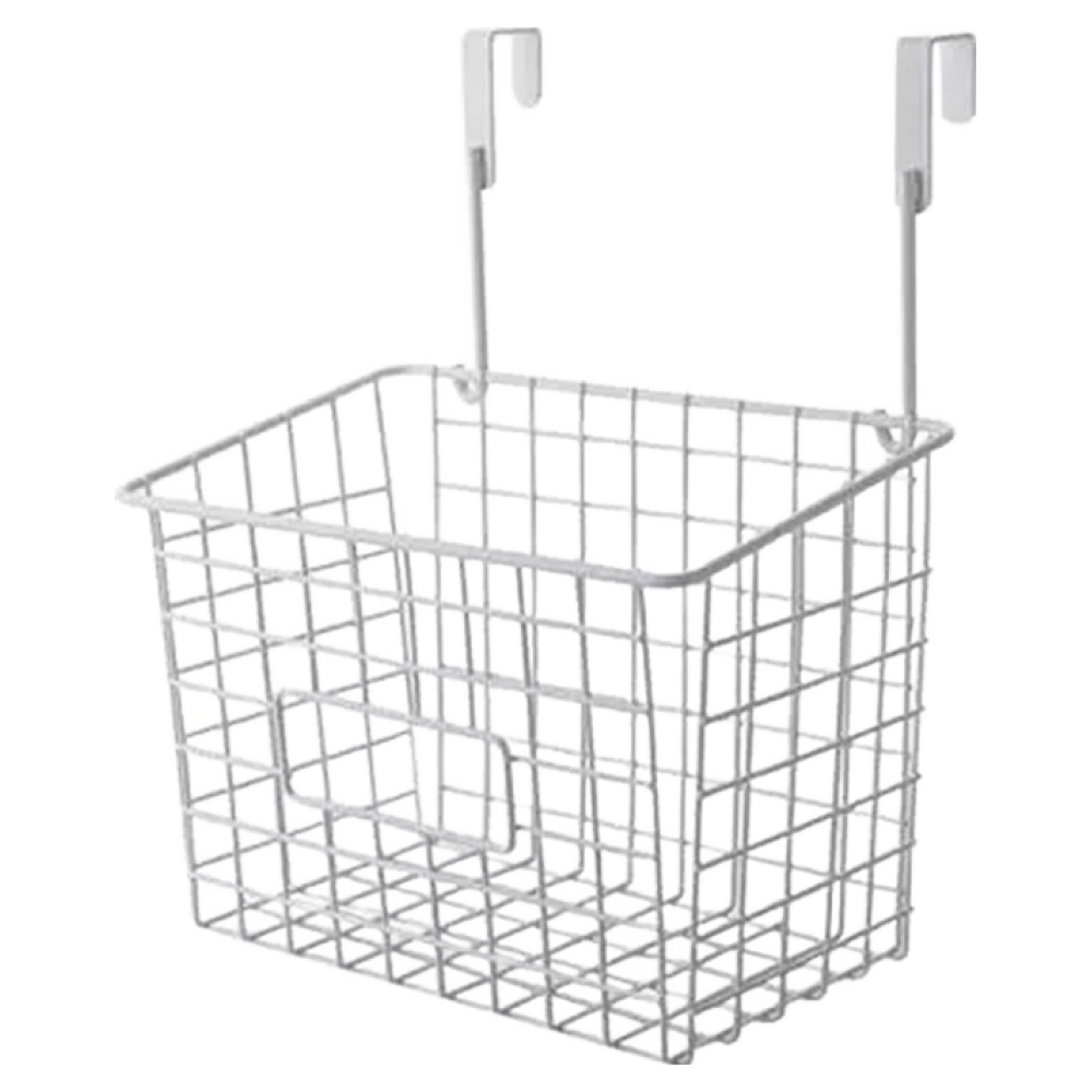 앞날창창 무타공 걸이형 주방 싱크대 철제 수납 바스켓, 화이트, 1개 8,040원