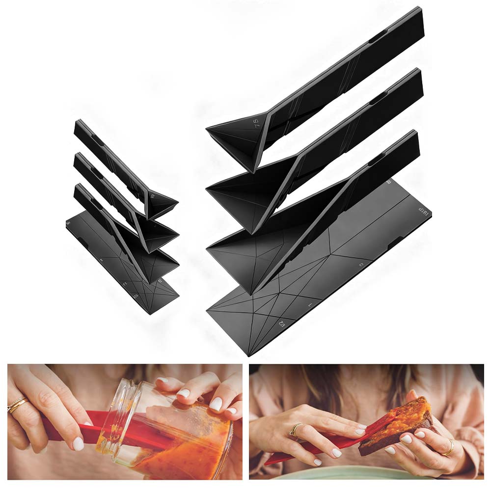 루베이 내구성 실리콘 계량 스푼 접이식 디자인 사이즈 조절측정 향신료/베이킹/조리, 블랙, 2개 9,900원