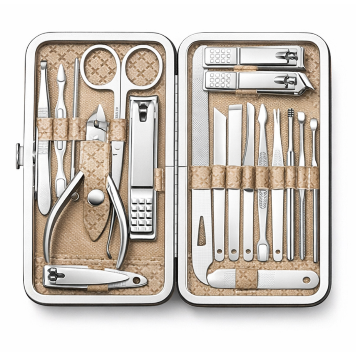 바시스 휴대용 손톱깎이 세트 셀프 손톱관리 네일케어, 1세트, 샴페인골드 14,100원