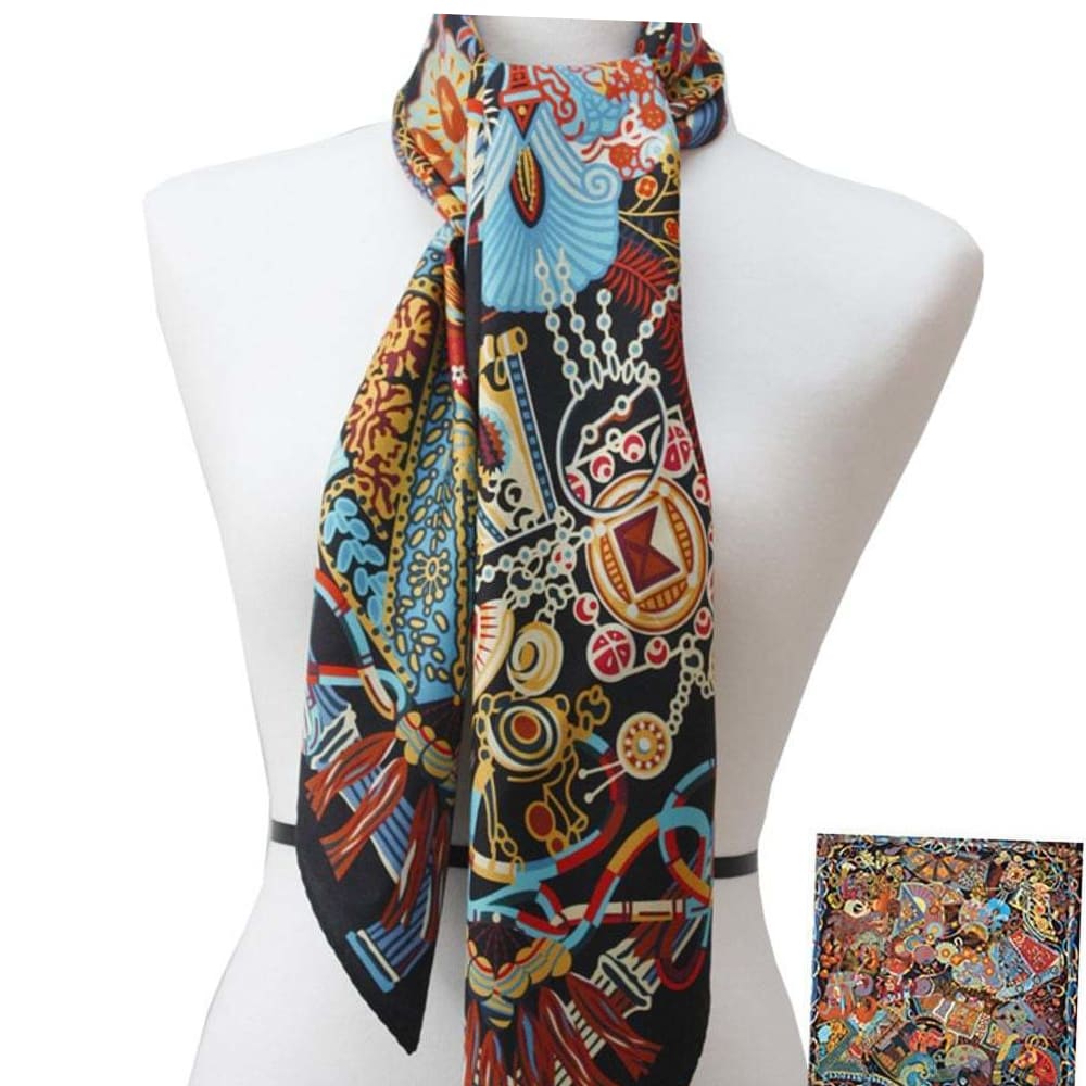 메리엘렌 화려한패턴 고급 실크스카프 78,610원