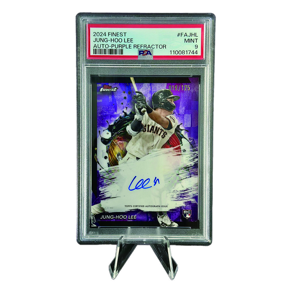 [PSA 9 등급] 125장발행 MLB 이정후 탑스 퍼플 2024 루키 친필 싸인카드 299,000원