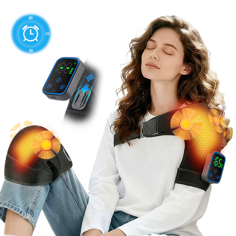 2IN1 탈부착 어깨 겸용 무릎 보호대 어깨 무릎 안마기 그래핀 발열 7단계 진동기능 타이머 설정3단계 터치스크린 59,900원