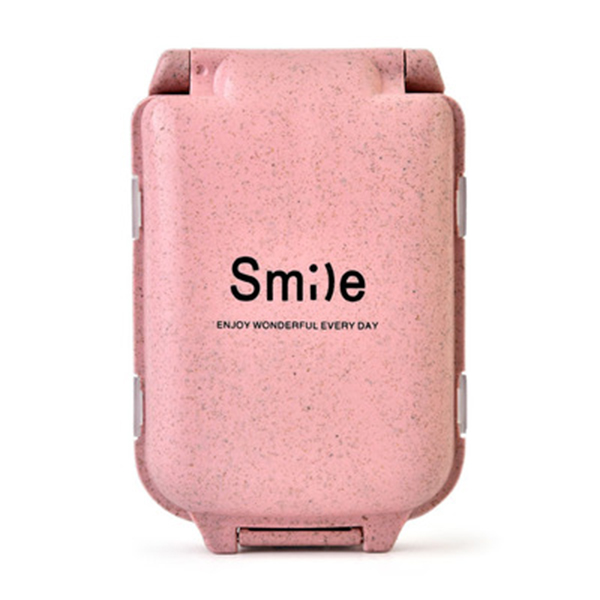 치프몰 친환경 휴대용 스마일 알약케이스 사각형 알약통 보관함 수납함 5,500원