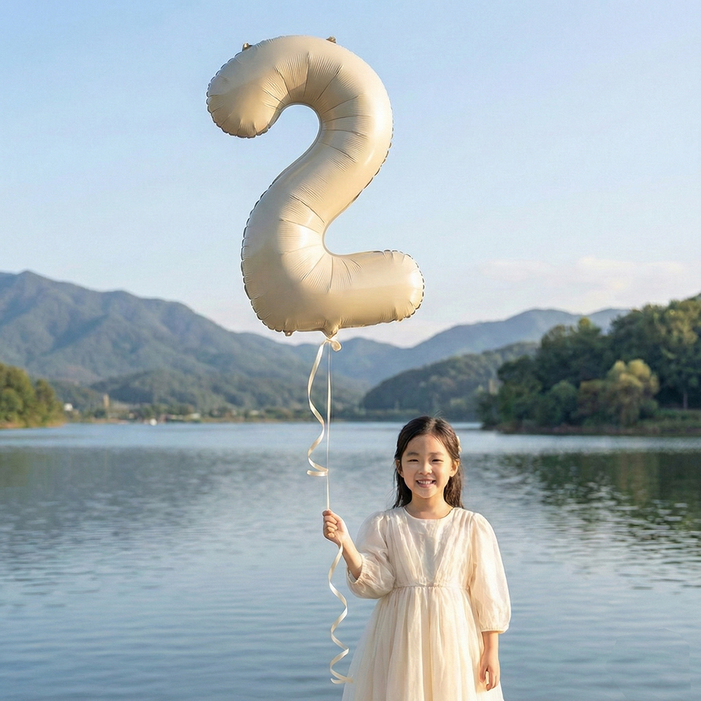 이벤트홀릭 헬륨 완제품 초대형 숫자풍선 40인치 12,900원