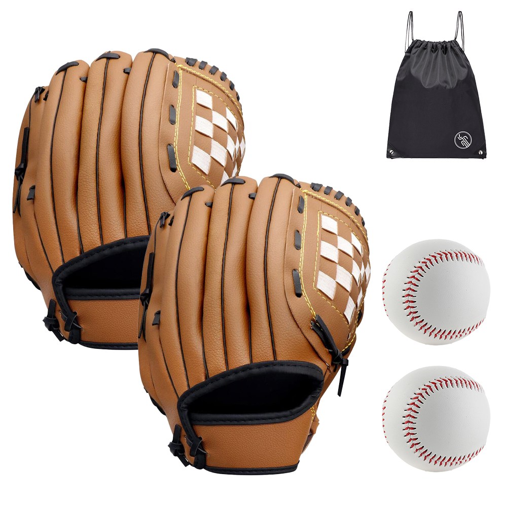 VITALO 올플레이 야구캐치볼 세트 우투 좌투용 글러브 2P+야구공2P+PGN짐쌕가방1P 29,900원