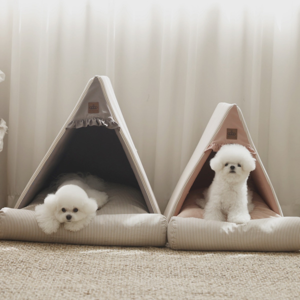 모노블 고퀄리티 프리미엄 코지 강아지하우스 강아지집 분리형 애견하우스, 1개, 인디핑크 48,900원