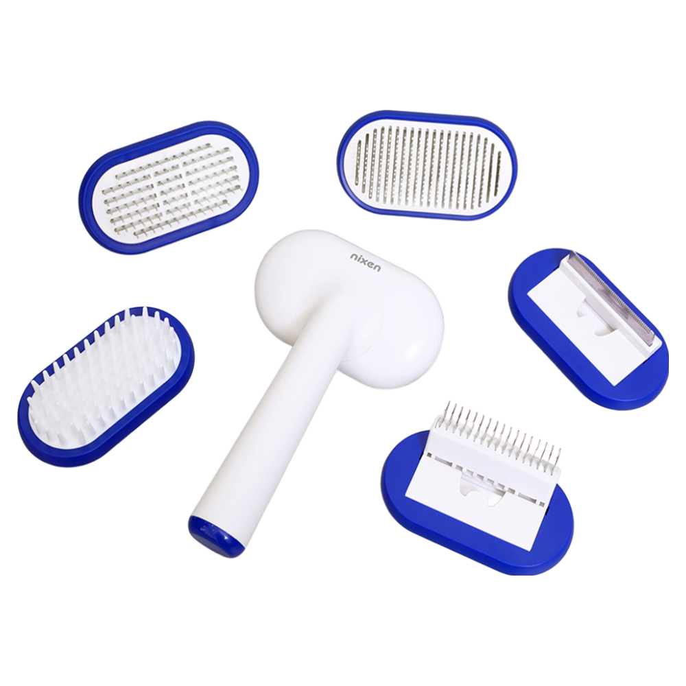 닉센 5in1 멀티 브러쉬 강아지 고양이 죽은털 엉킨털 빗 슬리커 애견 털 올인원 세트, 1개 25,000원