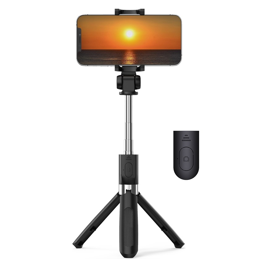 모디스 휴대폰 미니 삼각대 셀카봉 + 무선 블루투스 리모컨 세트, 블랙, 1세트, BND-RMTC-B03 5,900원