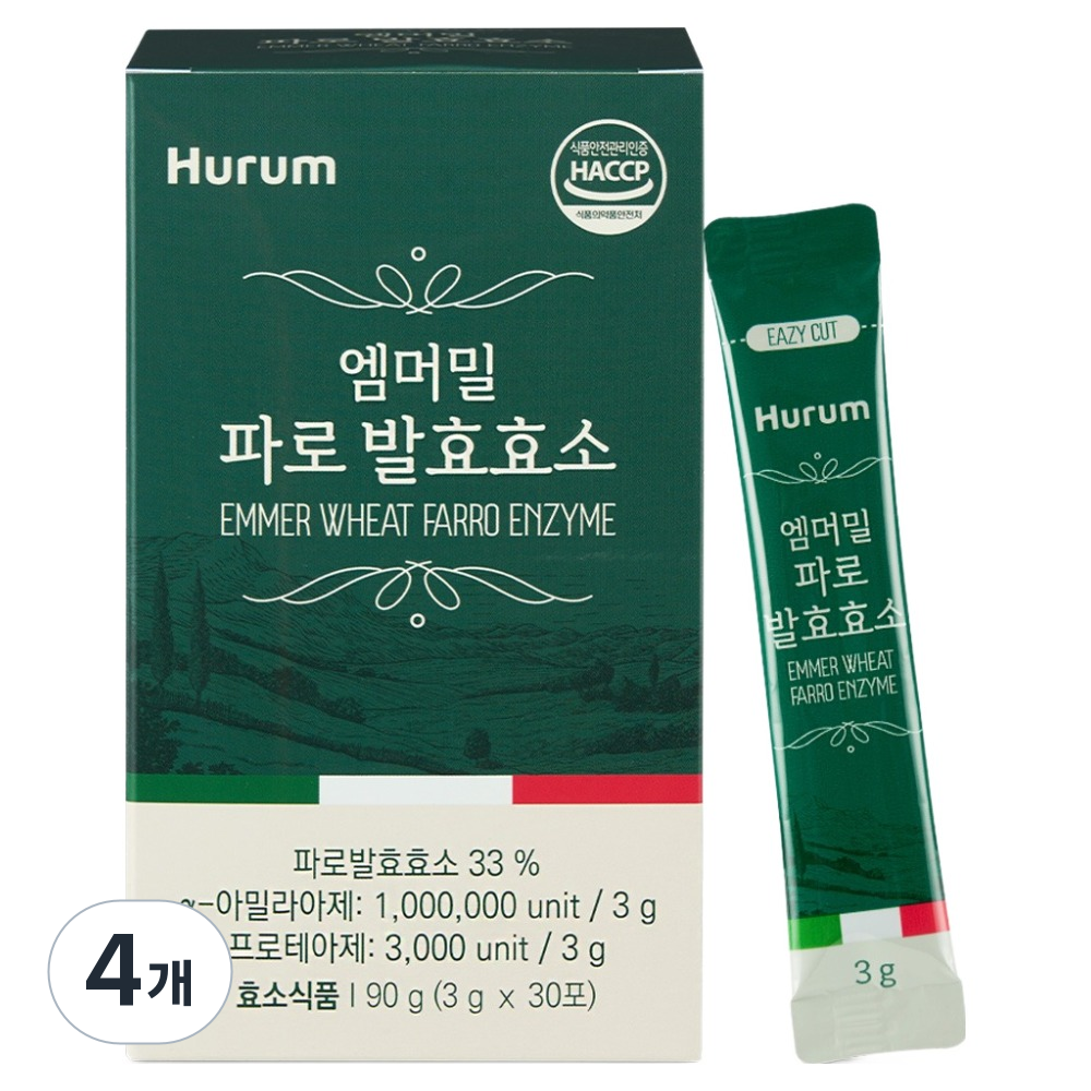휴럼 엠머밀 파로 발효효소, 90g, 4개 42,120원