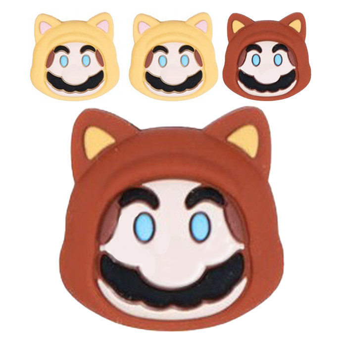 호후 닌텐도 스위치 OLED 라이트 호환 조이콘 아날로그 스틱 캡 커버 고양이 마리오 2종 x 2p 세트 5,440원