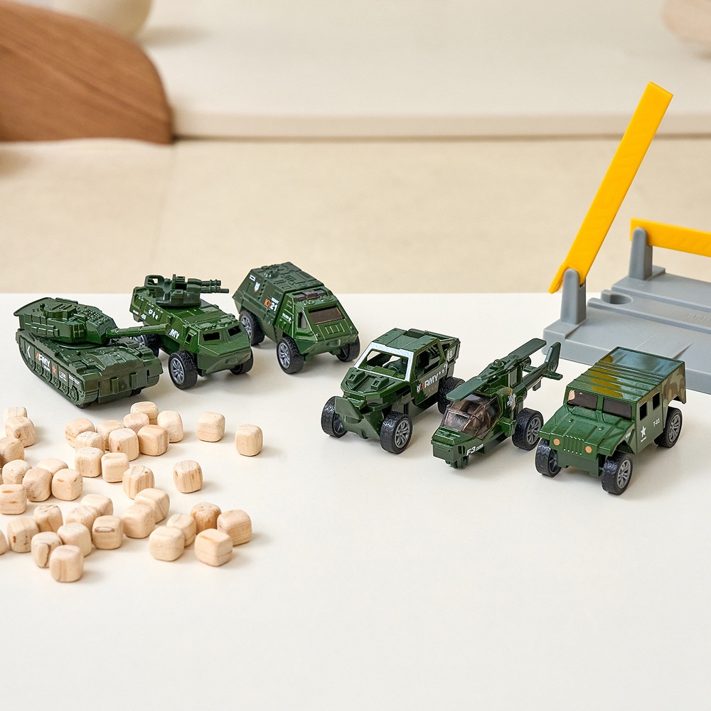 [MODERN HOUSE 중계점] 키즈 카 긴급출동 군인 미니 카 6P SET  PY0426004 10,900원