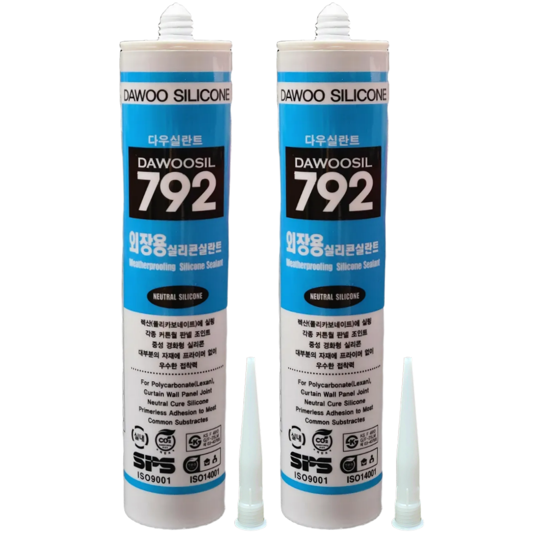 퀵마켓 렉산용, 외장용 실리콘 다우실 792, 반투명, 2개 9,650원