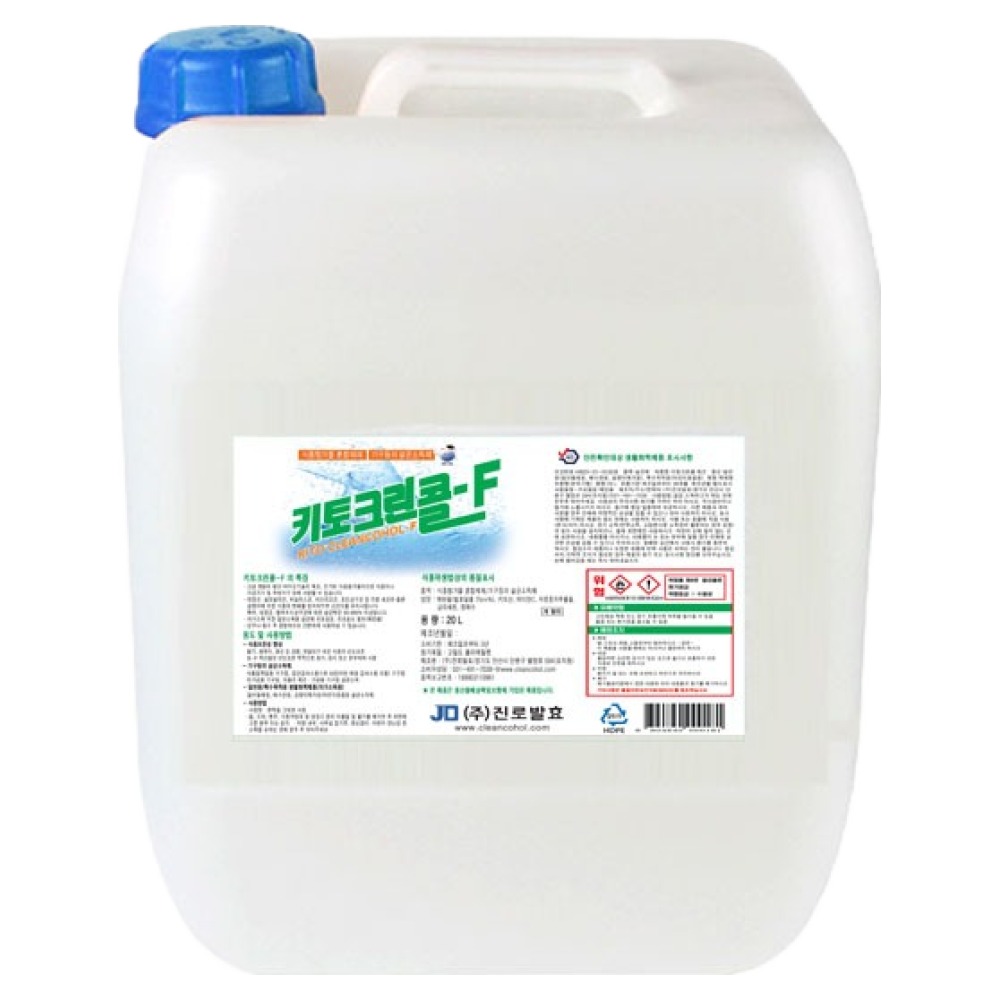 진로발효 키토크린콜 F 알콜 75% 살균소독제, 20L, 1개 61,950원