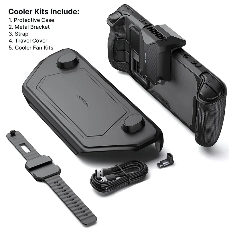 올스토어 JSAUX 스팀덱 OLED 케이스 충격 흡수 및 낙하 방지 모듈형 게이밍 액세서리 (탈착식 전면 쉘 포함 107,300원