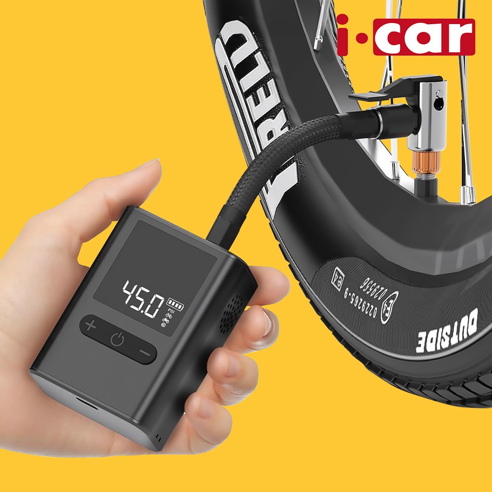초소형 전동 무선 자전거 공기주입기 에어펌프 오토바이 공기압  최대100psi 로드자전거 아이카 에어고 45,430원