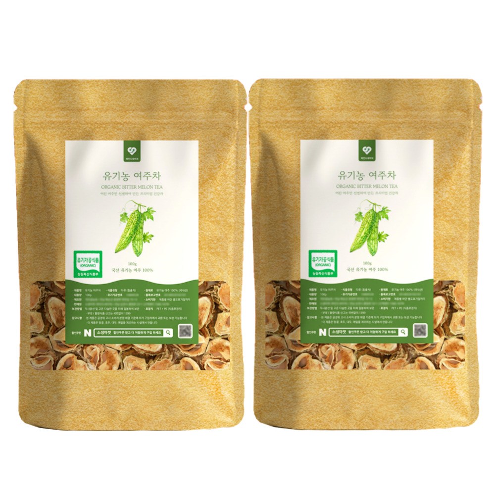 국산 유기농 볶은 어린 여주차 당뇨에 좋은 차 100g 1개입, 100g, 2개, 1개입 17,900원