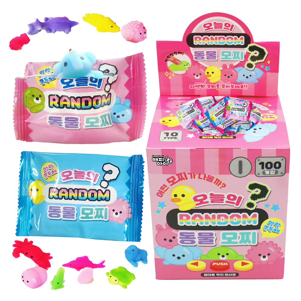 해피아이몰 동물 모찌 말랑이 촉감발달완구 100p, 랜덤 발송, 980g, 1개 29,400원