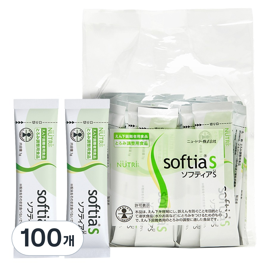 뉴트리주식회사 소프티아 S 삼킴장애 연하곤란자 점도증진 식품 스틱 타입 44,000원