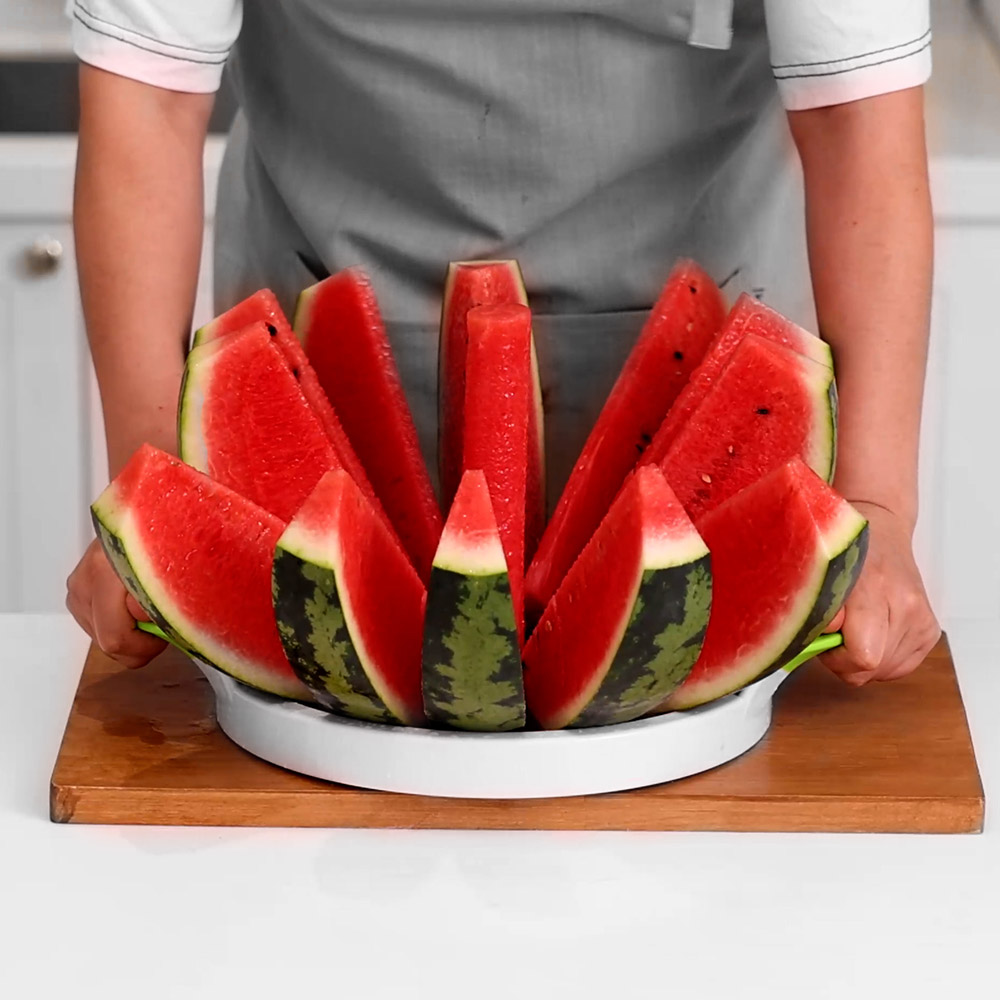신박템 신박한 원형 12조각 수박 칼 슬라이스 과일 메론 사과 파인애플, 신박템 수박칼 대형, 1개 9,800원