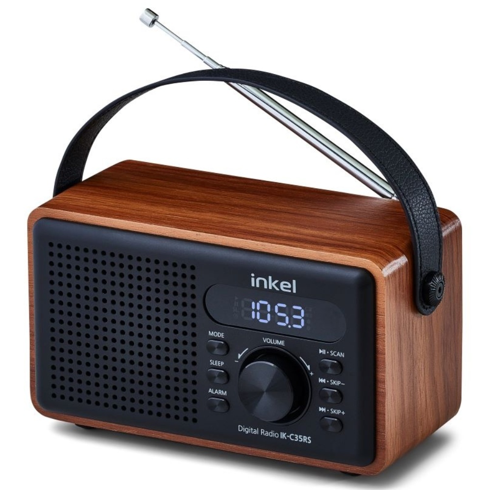 인켈 휴대용 블루투스 스피커 올인원 미니 오디오 레트로 알람 라디오 58,240원