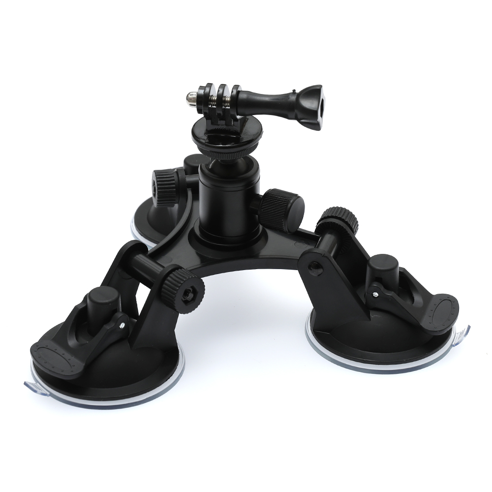 대한 고프로 액션캠 호환 360도 회전 거치대 3구 흡착식 고정 마운트 스탠다드 11,590원