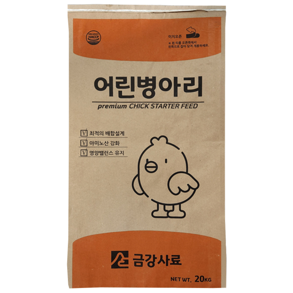 금강사료 어린병아리 사료 산란 닭모이 산란닭 20kg 20,300원