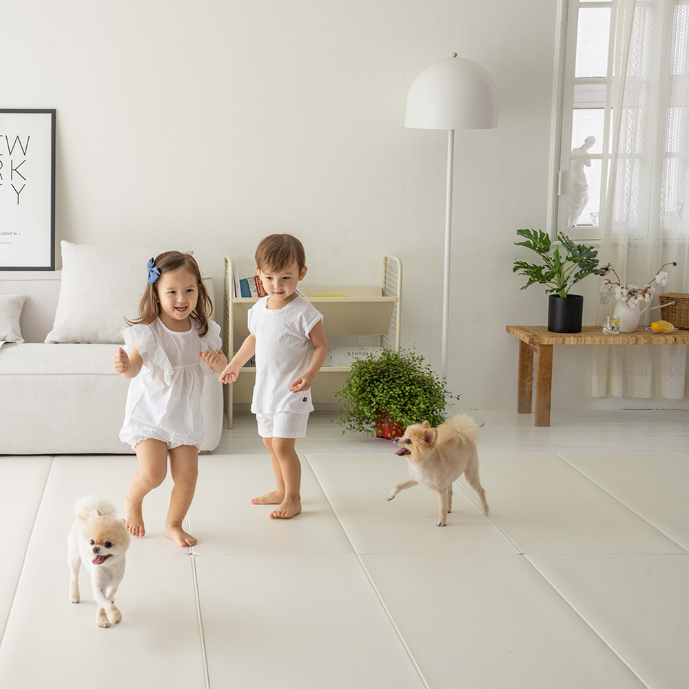 Riposo 양면 폴딩 매트 140 x 100 cm, 아이보리 + 그레이, 1개 155,100원