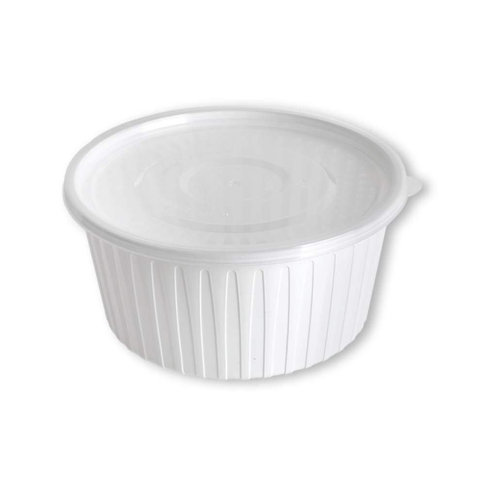 [일등용기] KH 사출 222파이 탕 국물 일회용 플라스틱 배달 포장 용기, 중-화이트, 200세트 102,500원